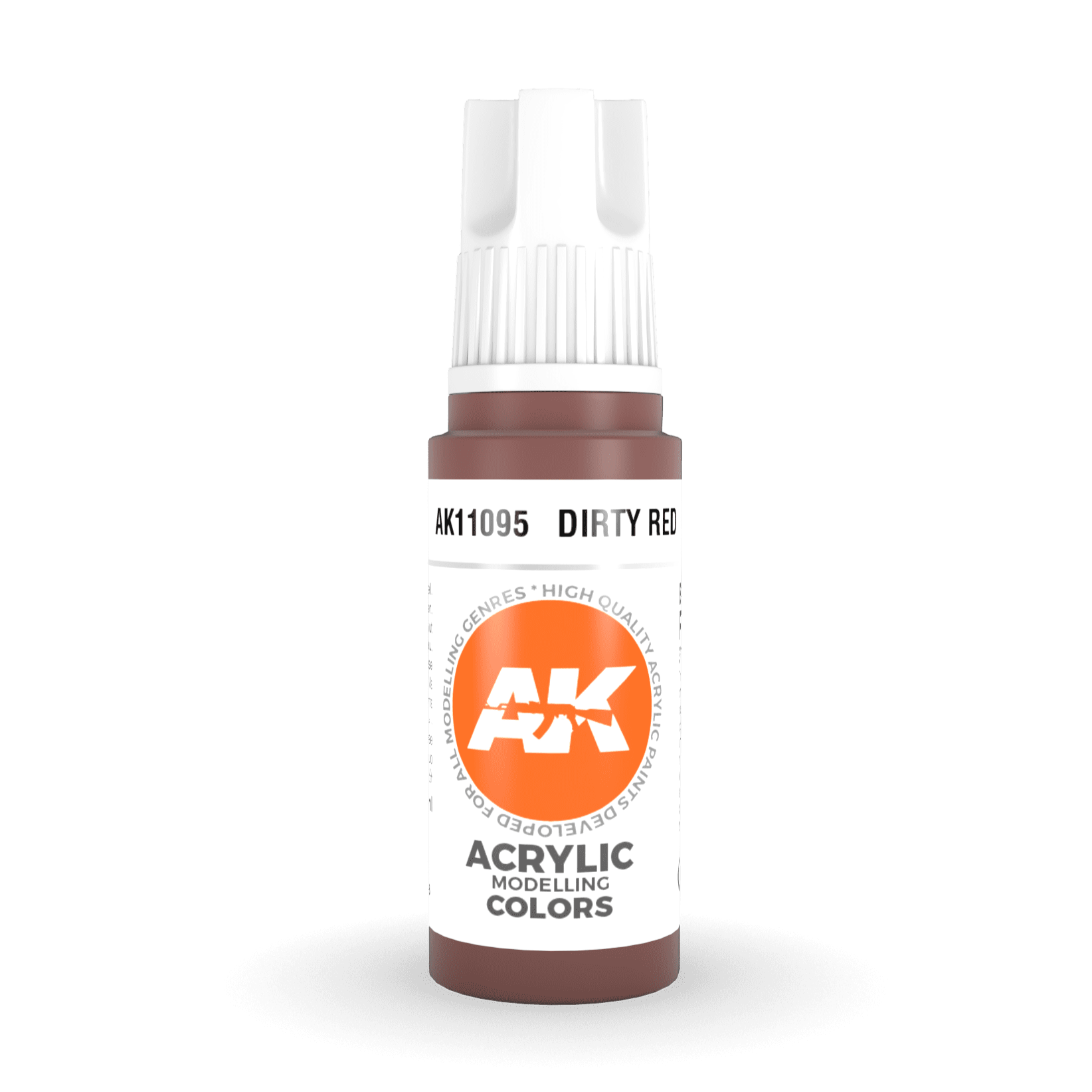AK Interactive 3rd Gen Acrylic - Dirty Red 17ml AK11095