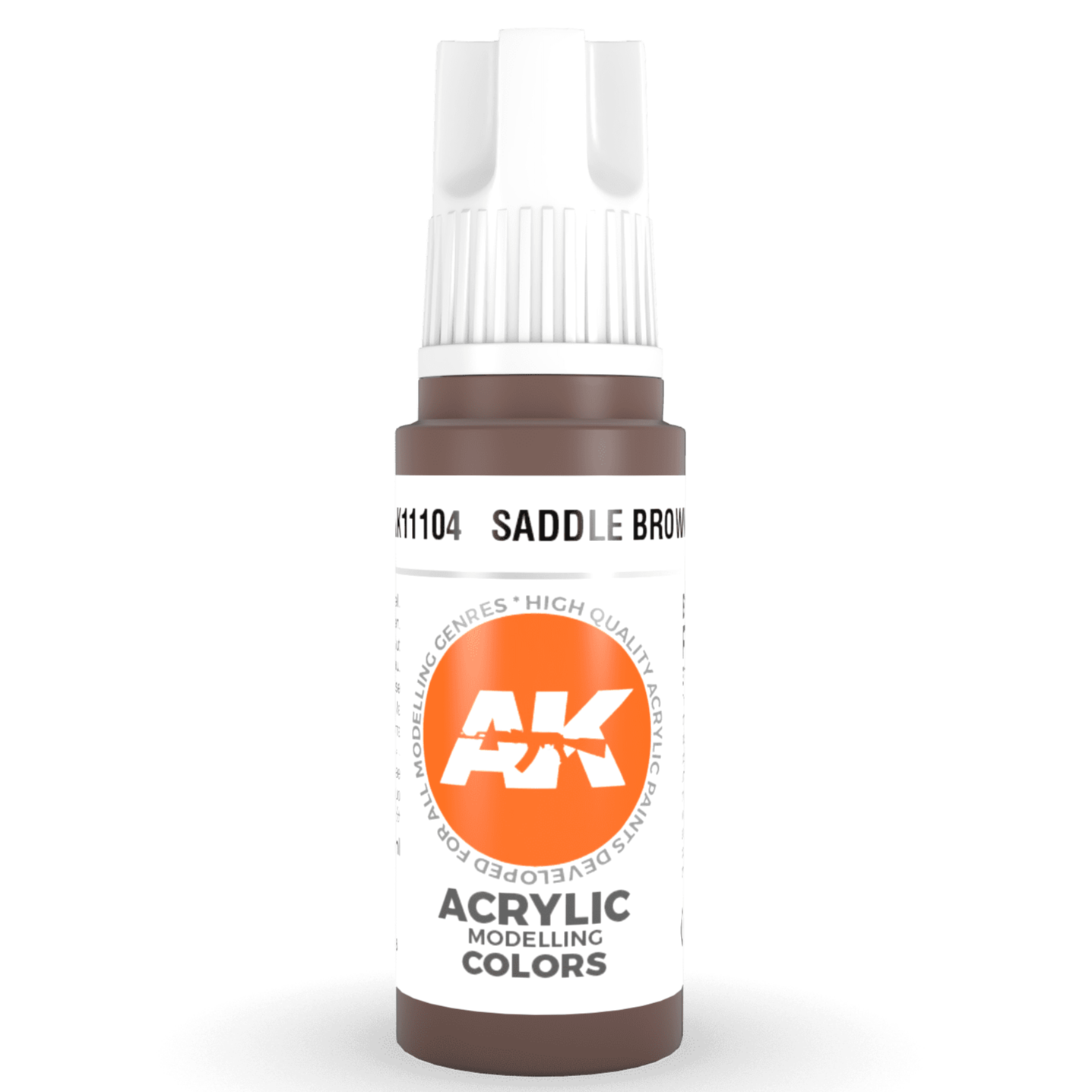 AK Interactive 3rd Gen Acrylic - Saddle Brown 17ml AK11104