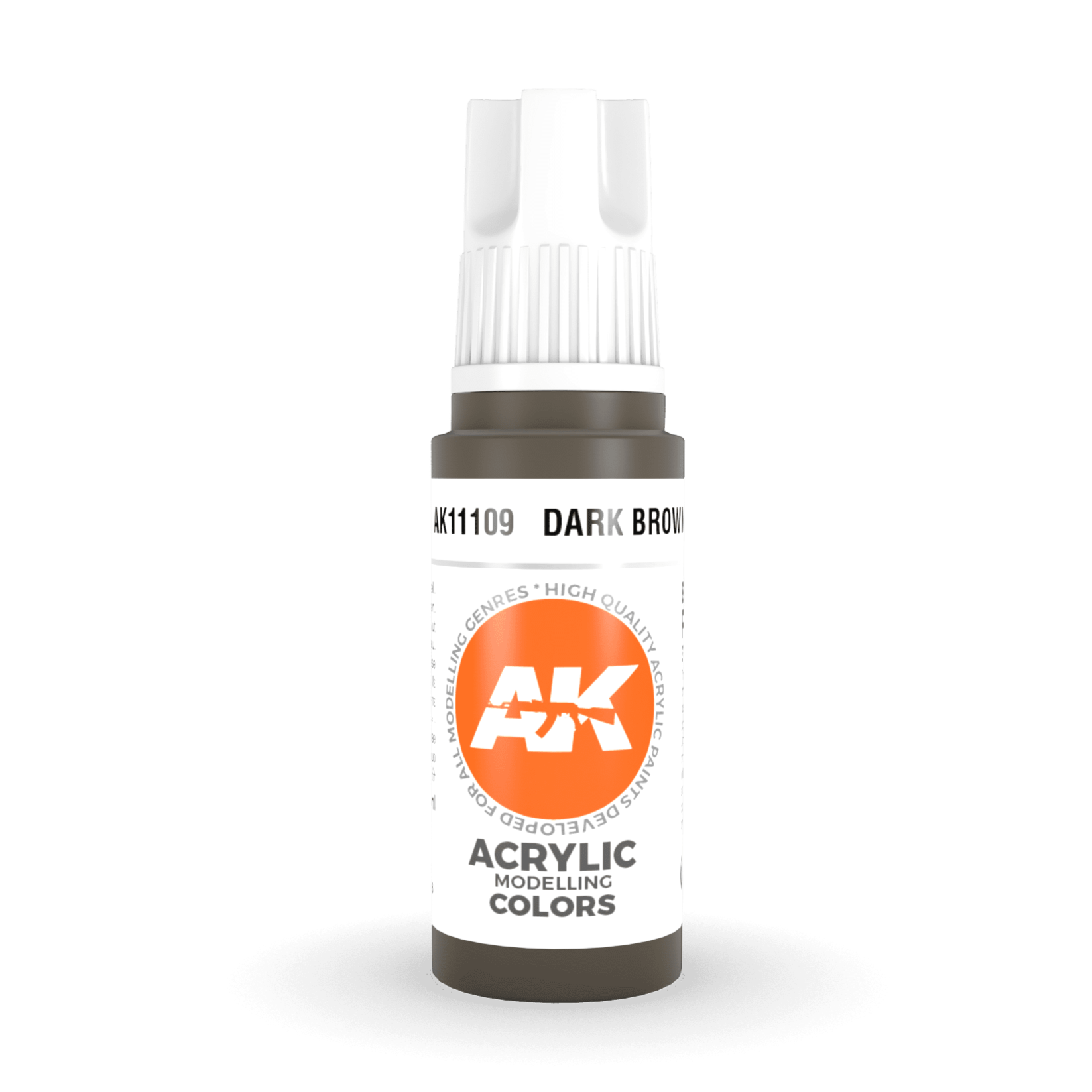 AK Interactive 3rd Gen Acrylic - Dark Brown 17ml AK11109