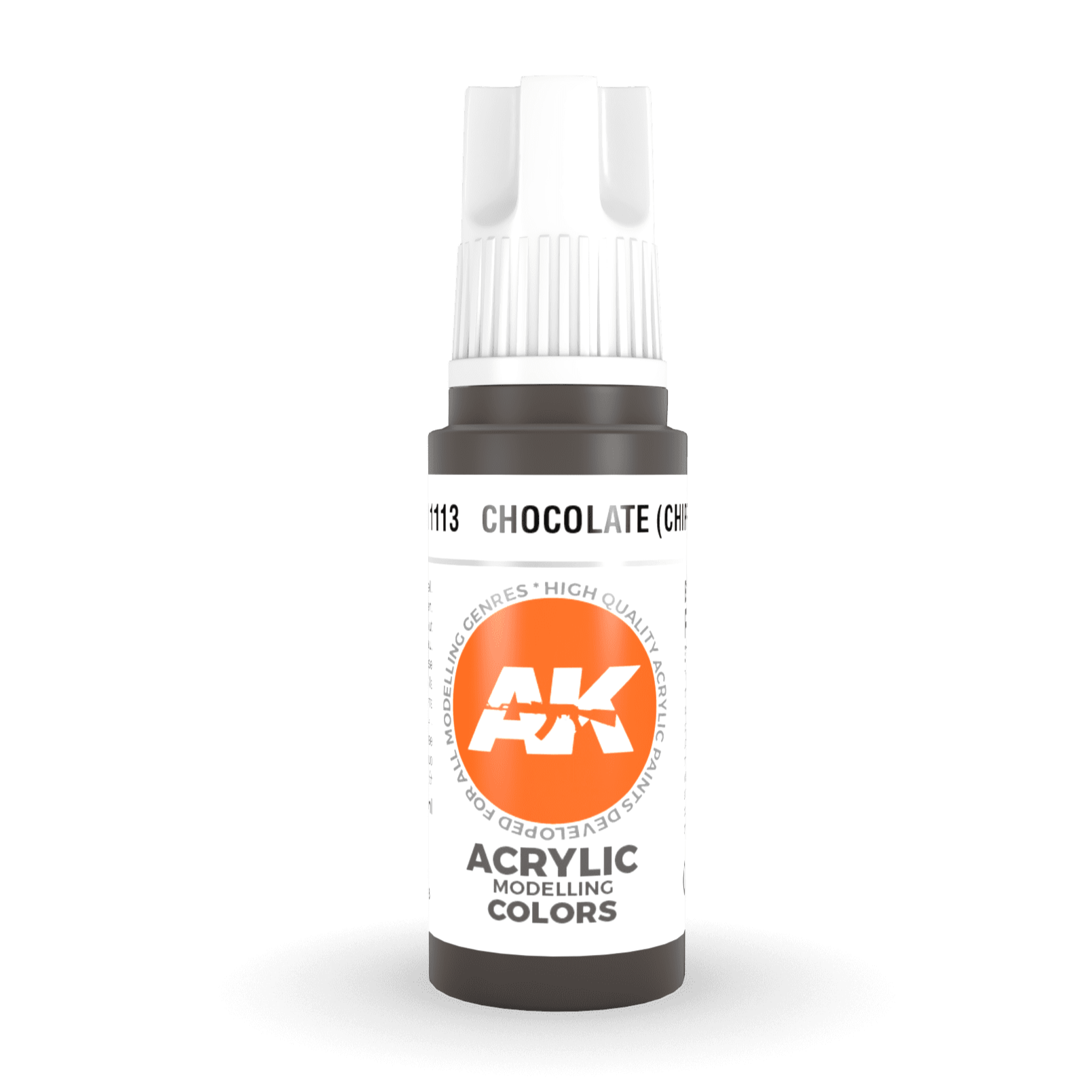 AK Interactive 3rd Gen Acrylic - Chocolate (Chipping) 17ml AK11113