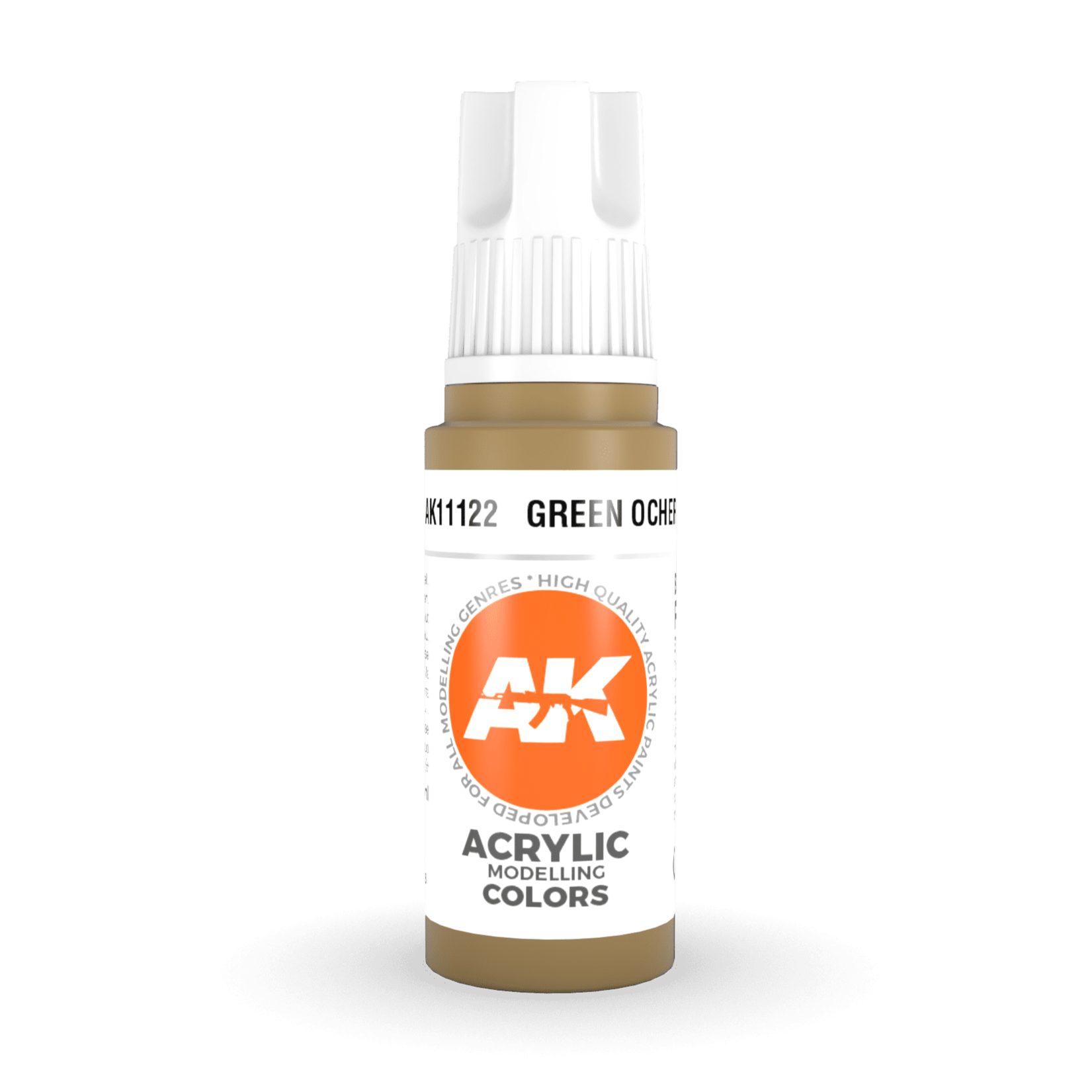 AK Interactive 3rd Gen Acrylic - Green Ocher 17ml AK11122