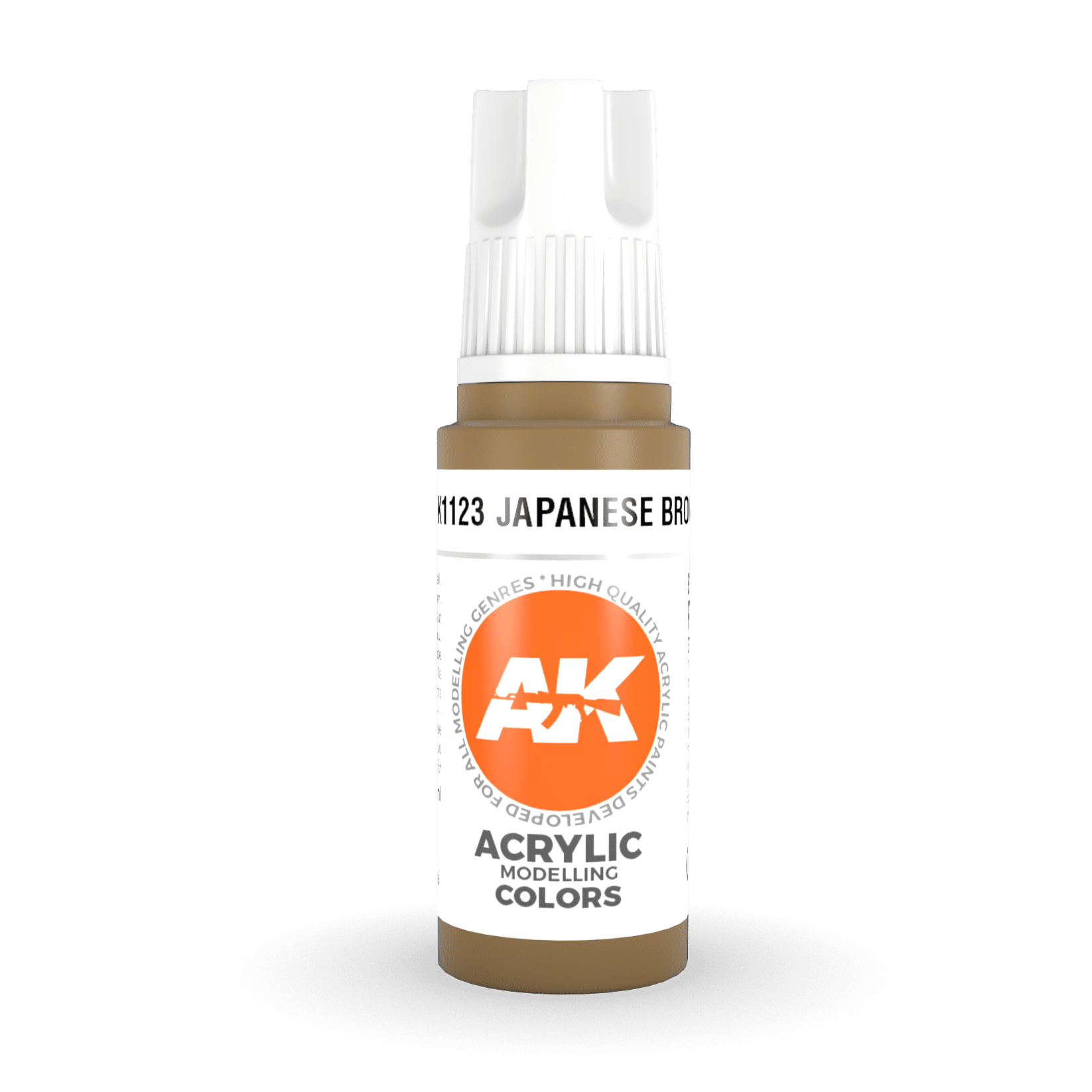 AK Interactive 3rd Gen Acrylic - Japanese Uniform Brown 17ml AK11123