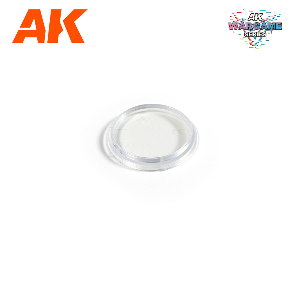 AK Interactive - Clear Hollow Bases 40mm x 5