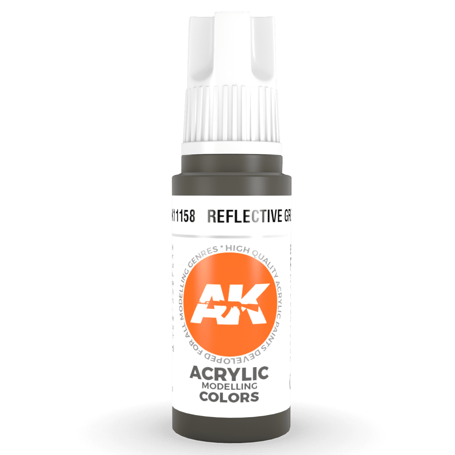 AK Interactive 3rd Gen Acrylic - Reflective Green 17ml AK11158