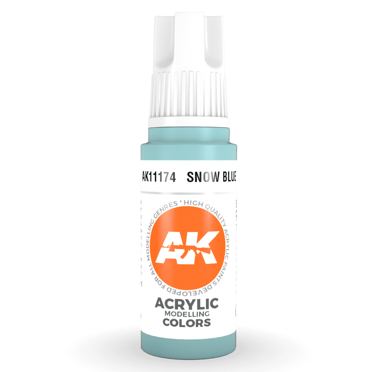 AK Interactive 3rd Gen Acrylic - Snow Blue 17ml AK11174