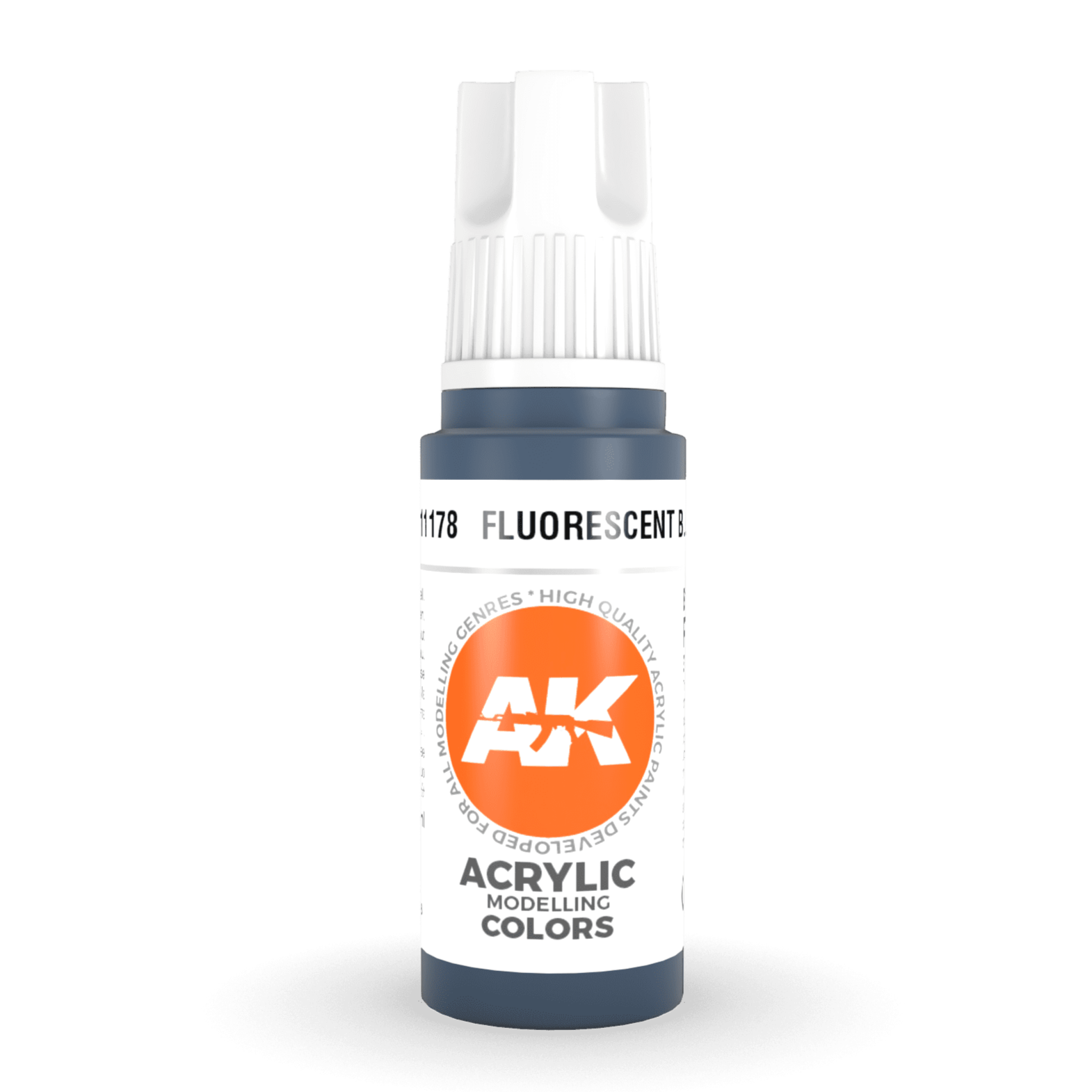 AK Interactive 3rd Gen Acrylic - Fluorescent Blue 17ml AK11178