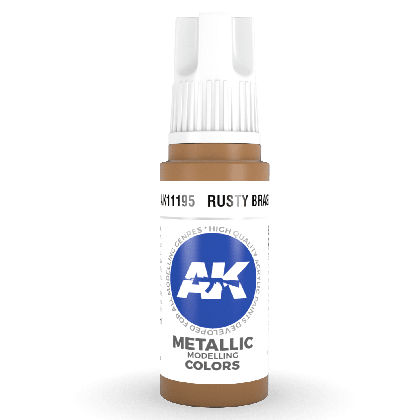 AK Interactive 3rd Gen Acrylic - Rusty Brass 17ml AK11195