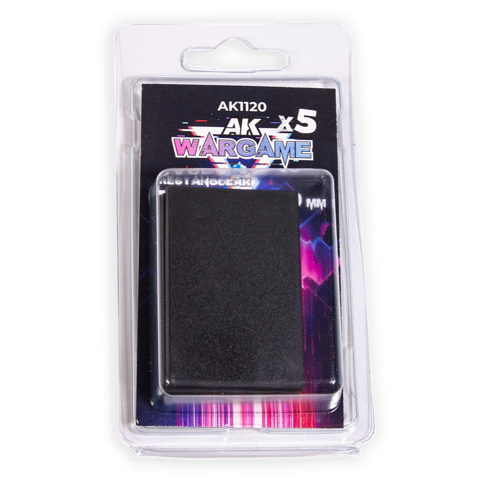 AK Interactive - Rectangular Bases 60x40mm x 5