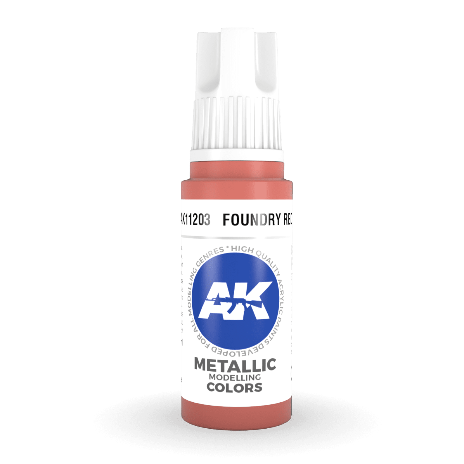 AK Interactive 3rd Gen Acrylic - Foundry Red 17ml AK11203