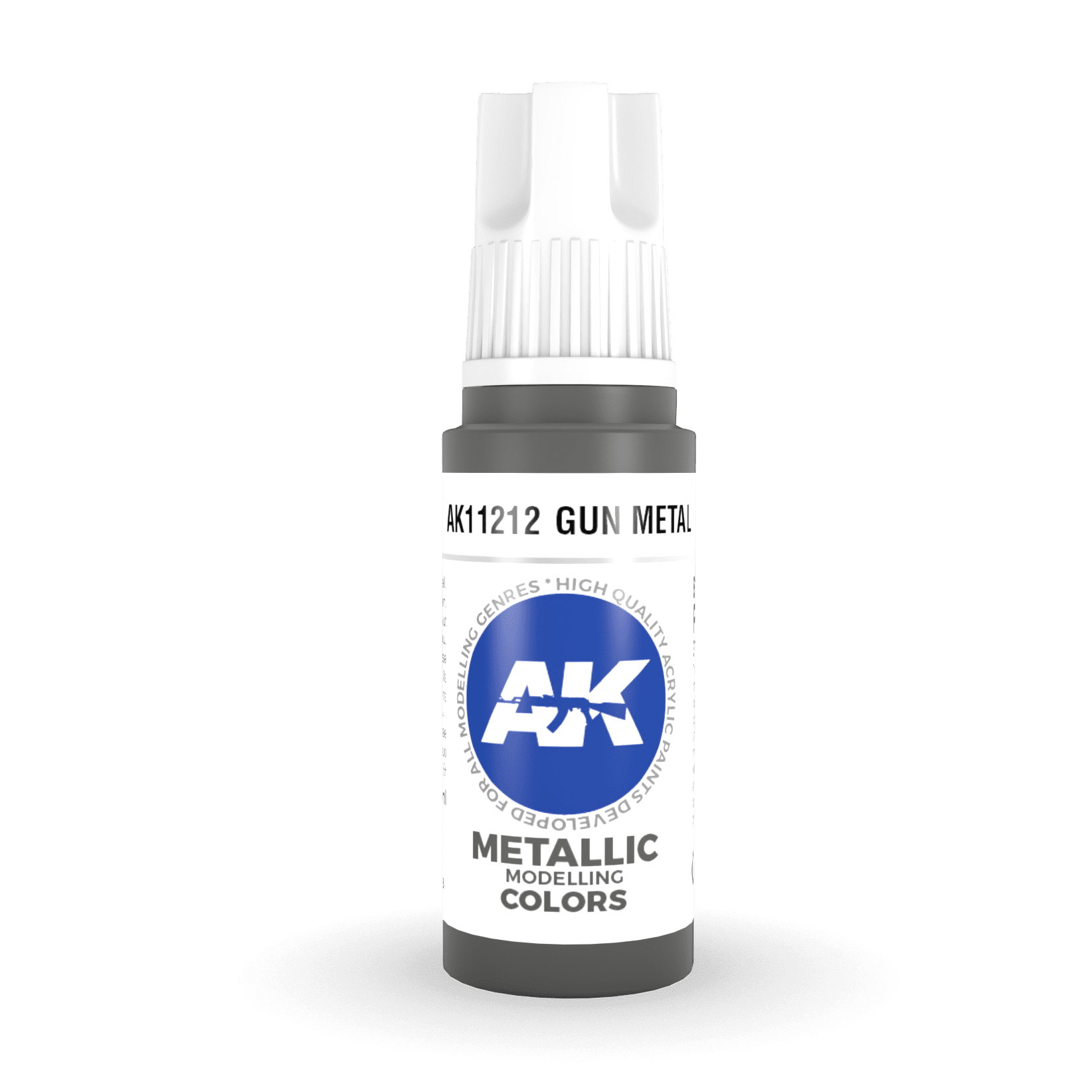 AK Interactive 3rd Gen Acrylic - Gun Metal 17ml AK11212