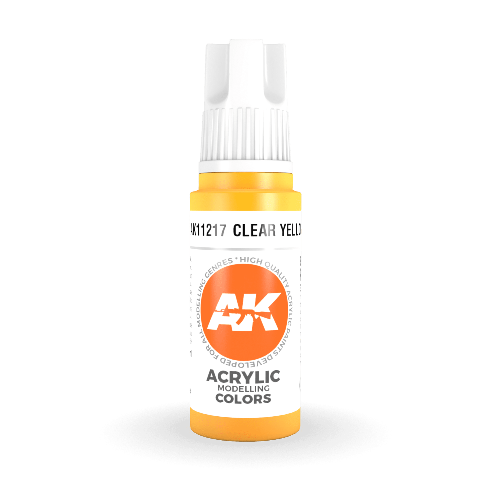 AK Interactive 3rd Gen Acrylic - Clear Yellow 17ml AK11217
