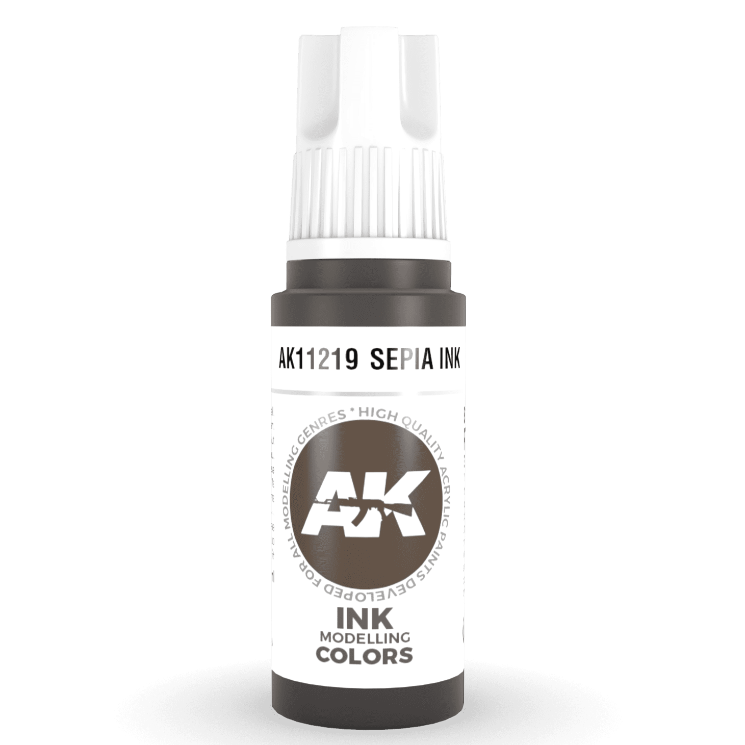 AK Interactive 3rd Gen Acrylic - Sepia INK 17ml AK11219
