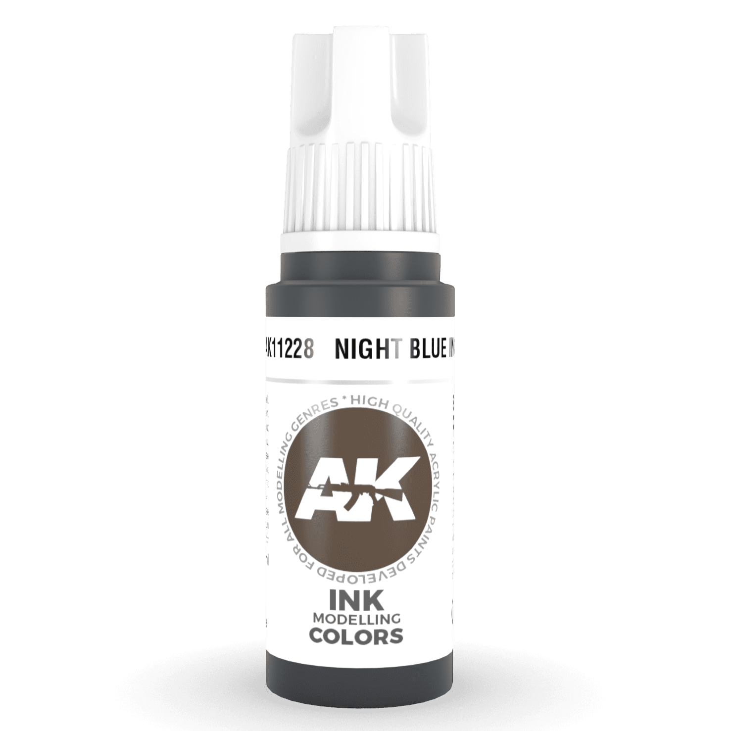 AK Interactive 3rd Gen Acrylic - Night Blue INK 17ml AK11228