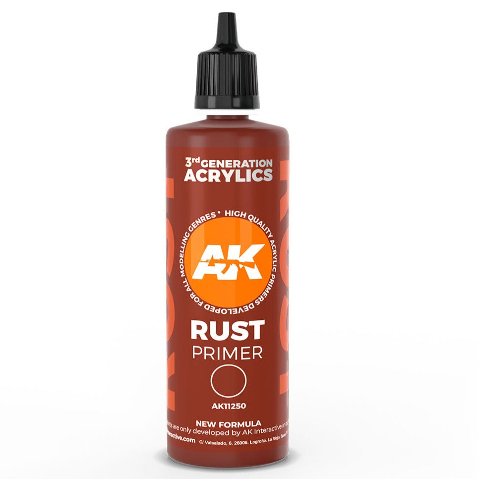 AK Interactive 3rd Gen Rust Primer 100ml