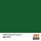 AK Interactive 3rd Gen Acrylic - Greenskin Punch Color Punch AK11274