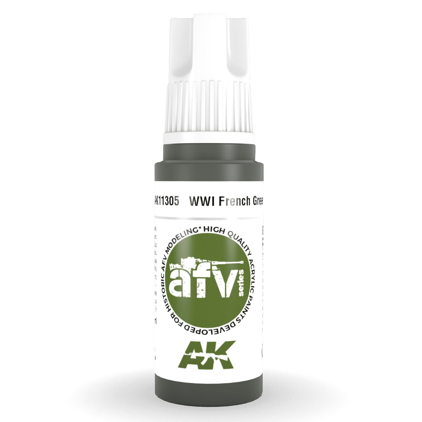AK Interactive 3rd Gen Acrylic - WWI French Green 1 17ml AK11305
