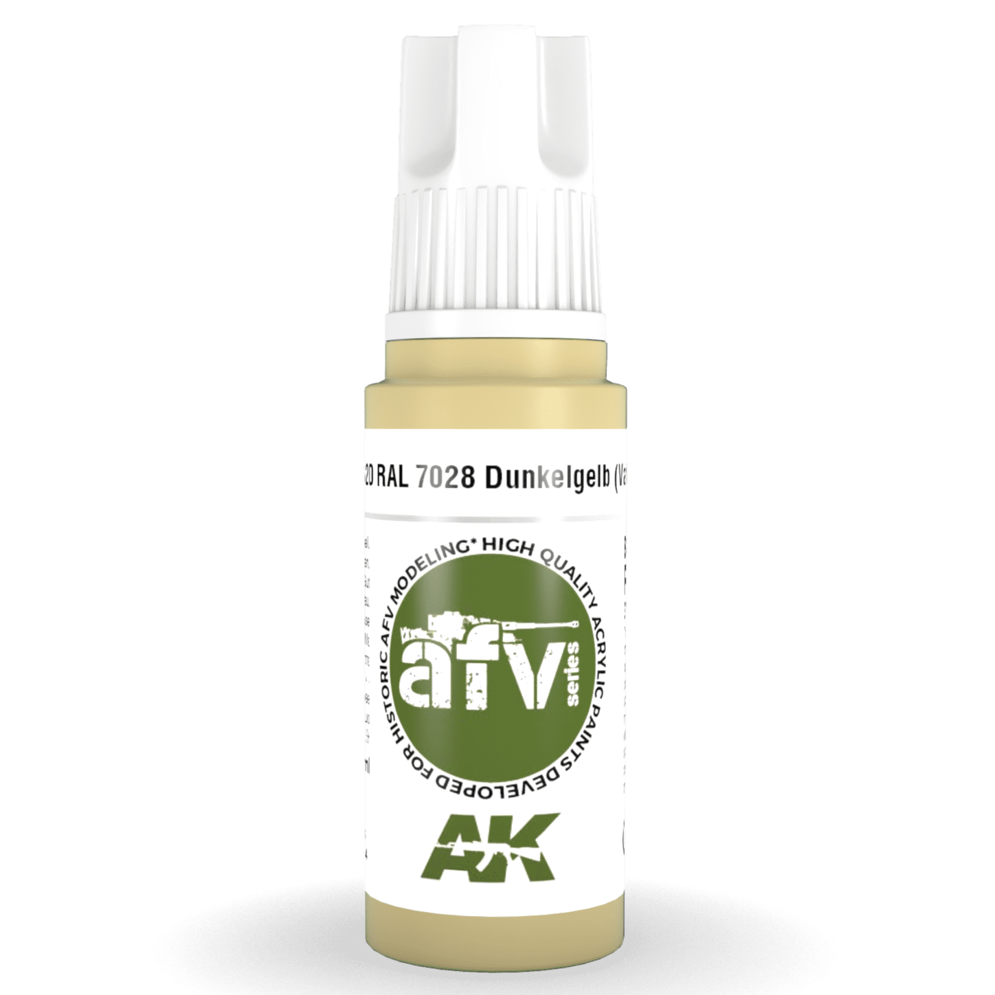 AK Interactive 3rd Gen Acrylic - RAL 7028 Dunkelgelb (Variant) 17ml AK11320