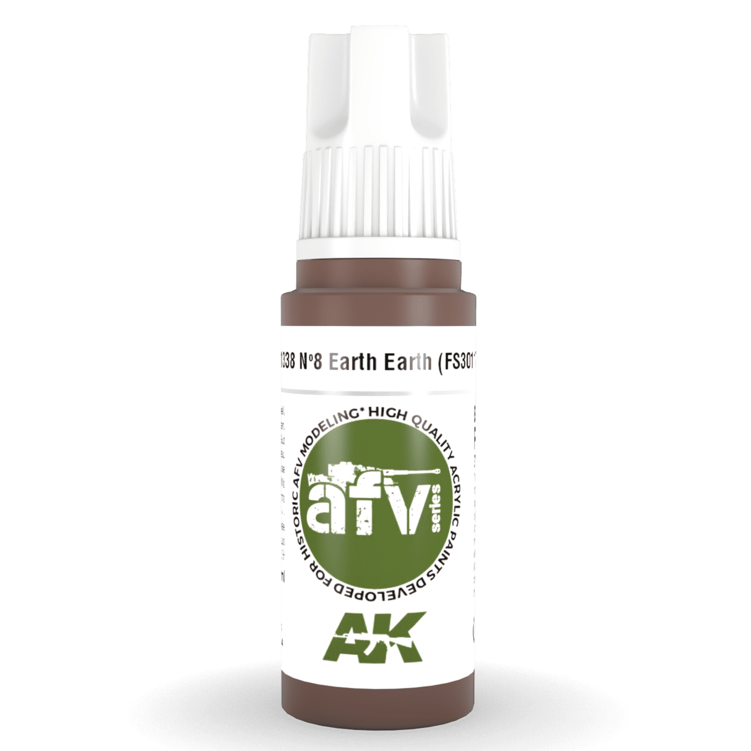 AK Interactive 3rd Gen Acrylic - Nº8 Earth Red (FS30117) 17ml AK11338