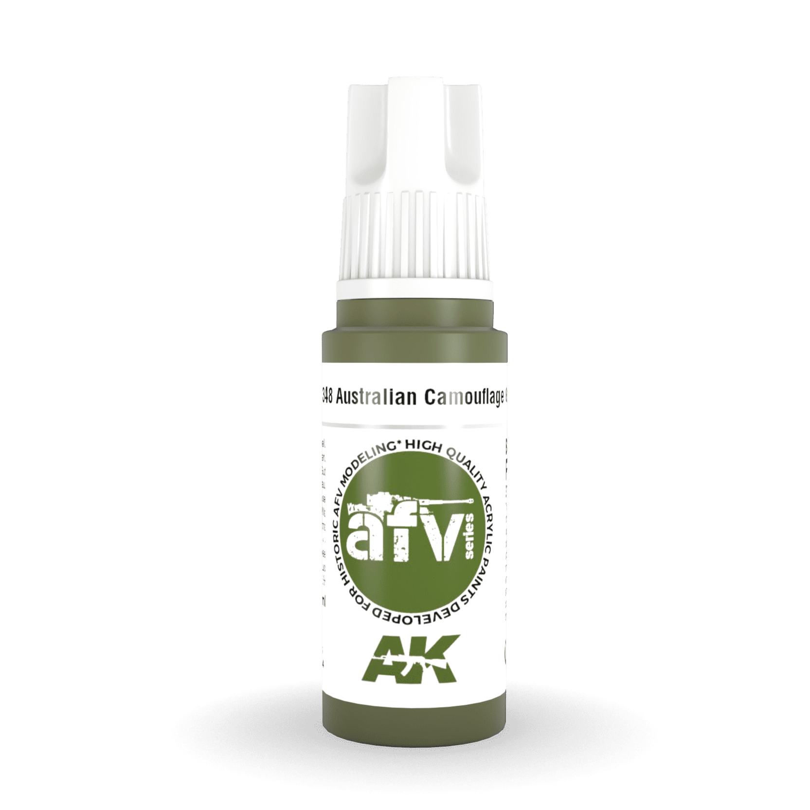 AK Interactive 3rd Gen Acrylic - Australian Camouflage Green 17ml AK11348