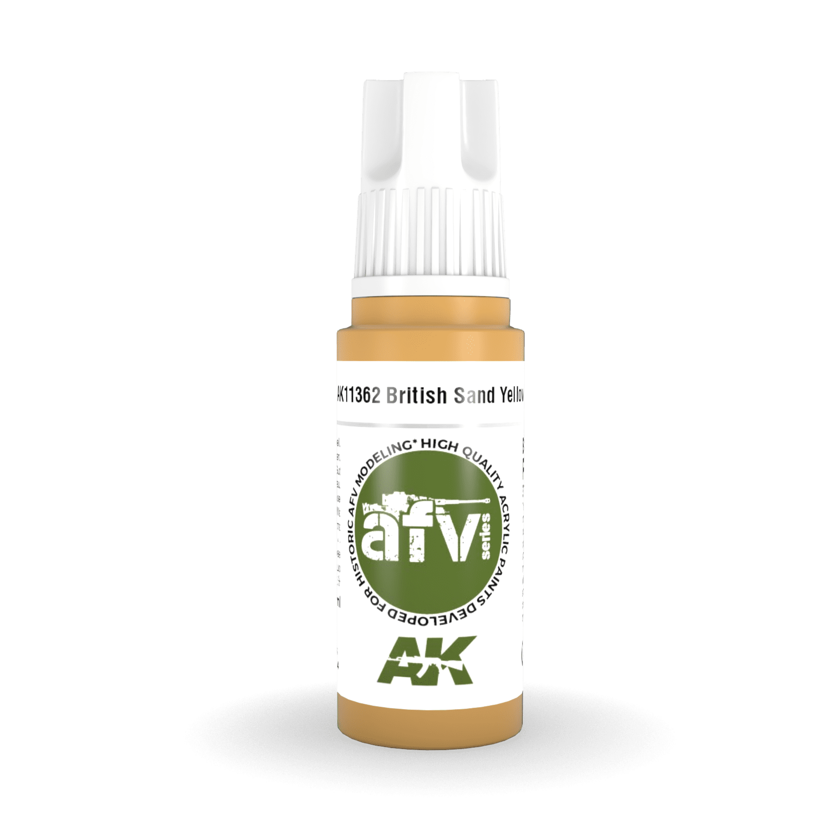 AK Interactive 3rd Gen Acrylic - British Sand Yellow 17ml AK11362