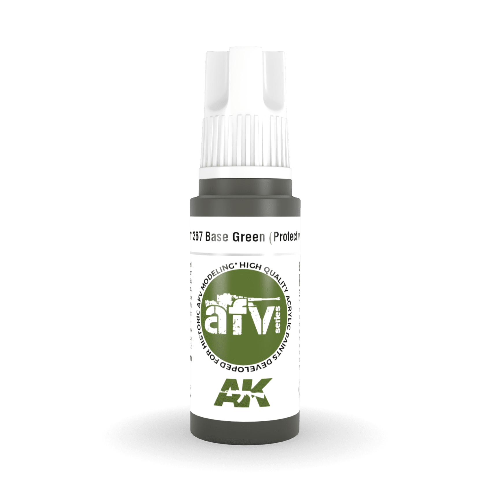 AK Interactive 3rd Gen Acrylic - Base Green (Protective) 17ml AK11367
