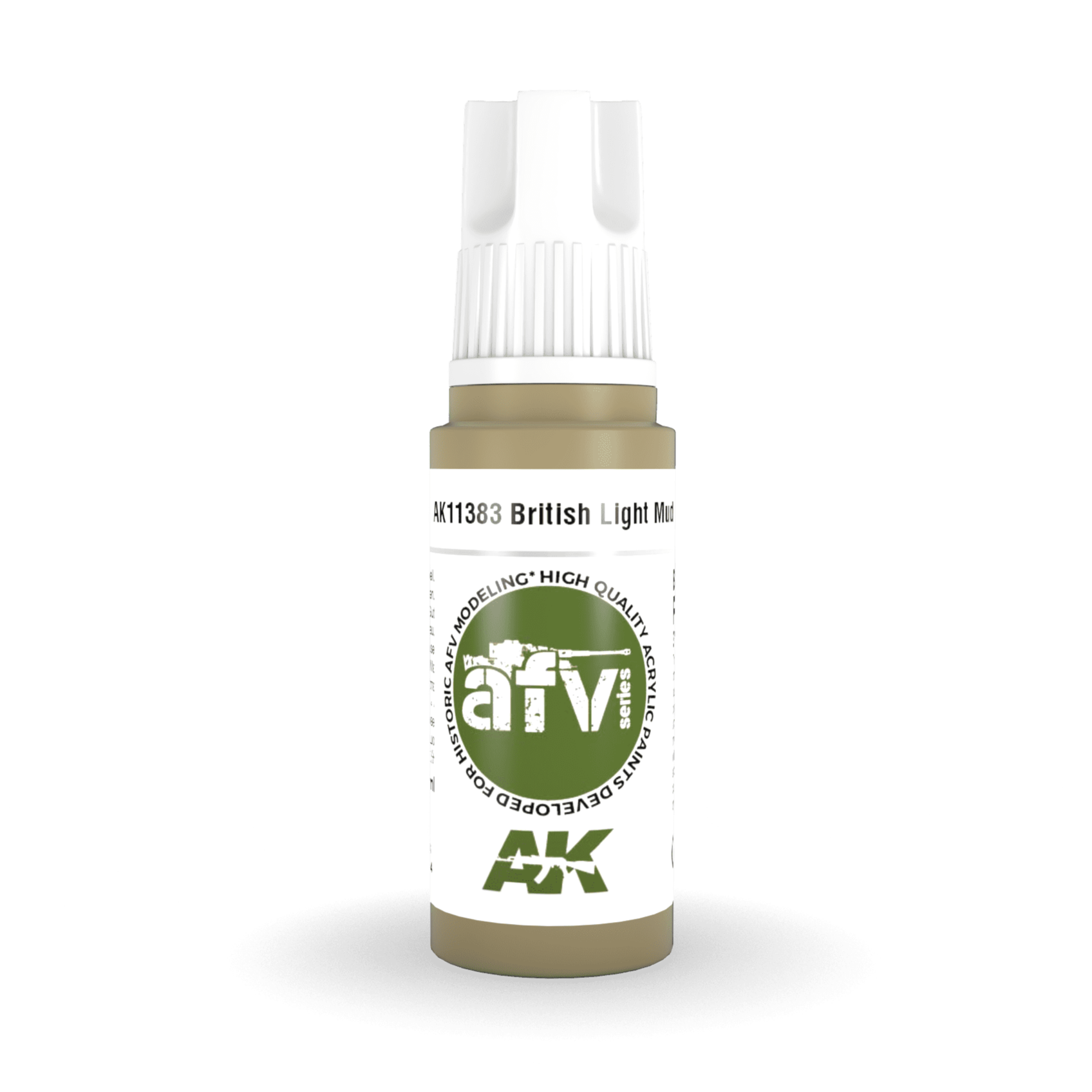 AK Interactive 3rd Gen Acrylic - British Light Mud 17ml AK11383