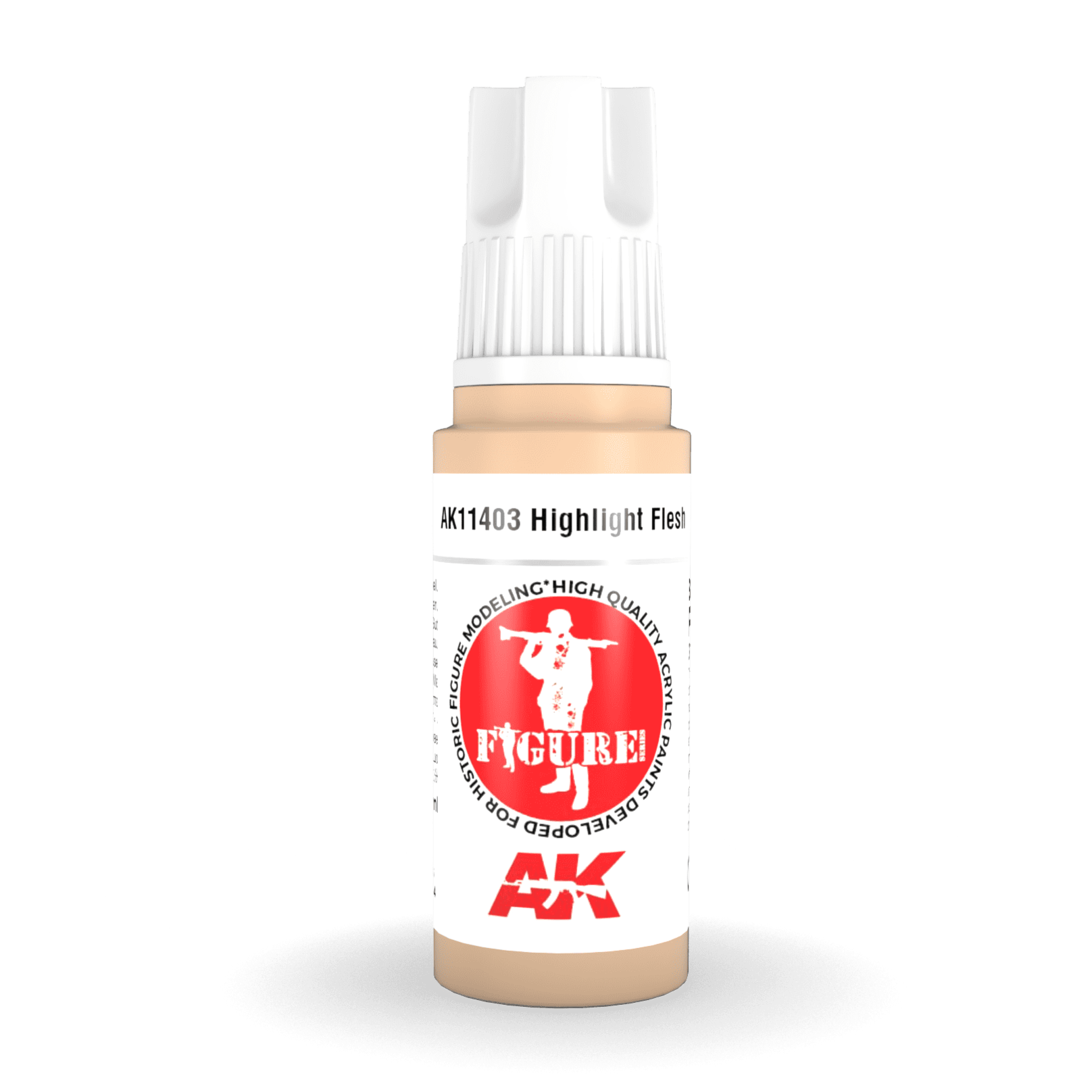 AK Interactive 3rd Gen Acrylic - Highlight Flesh 17ml AK11403