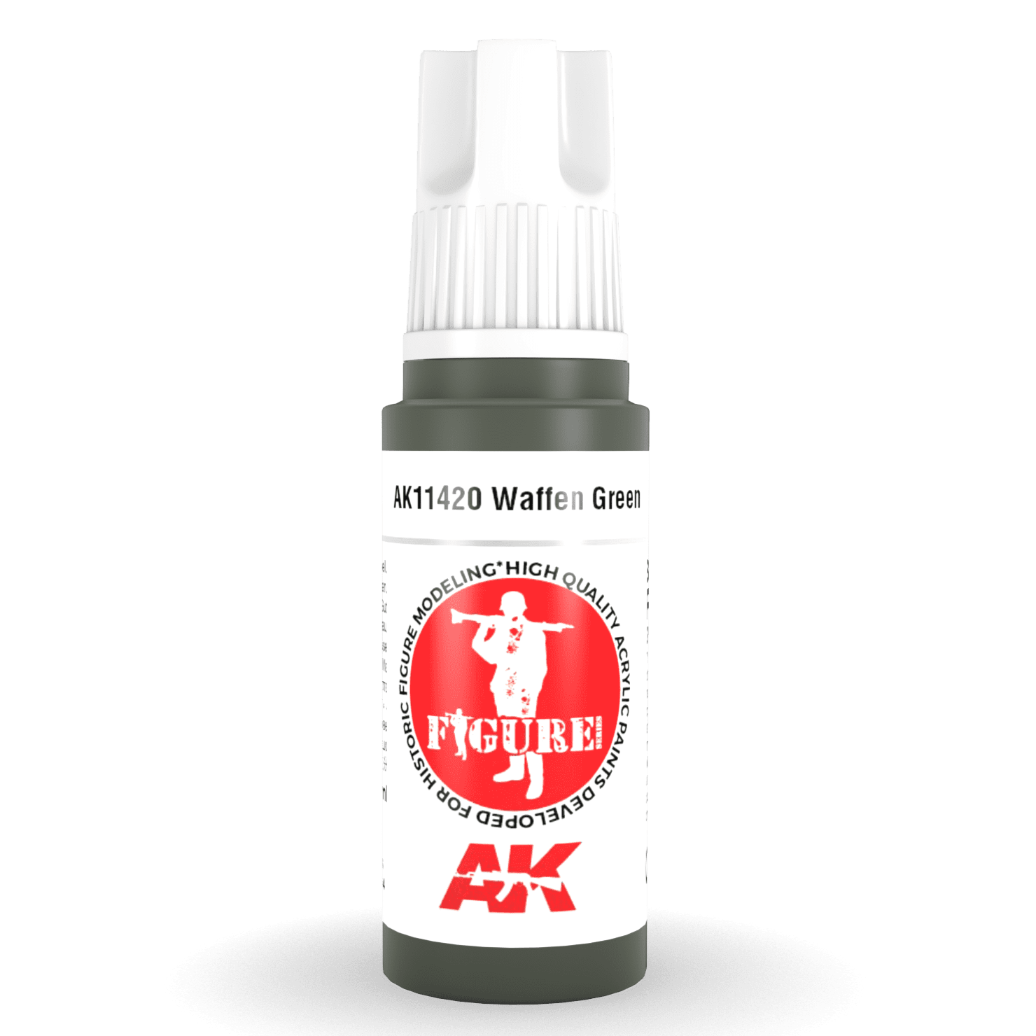AK Interactive 3rd Gen Acrylic - Waffen Green 17ml AK11420