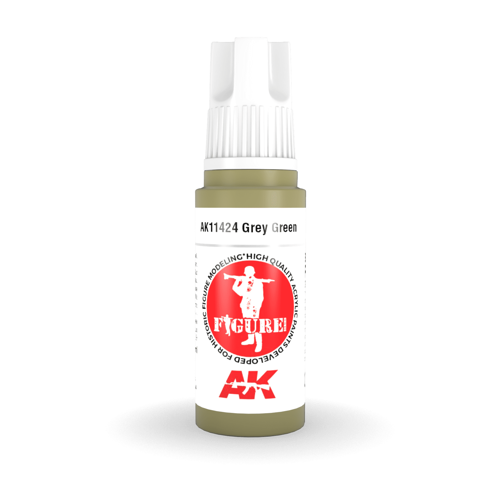 AK Interactive 3rd Gen Acrylic - Grey Green 17ml AK11424
