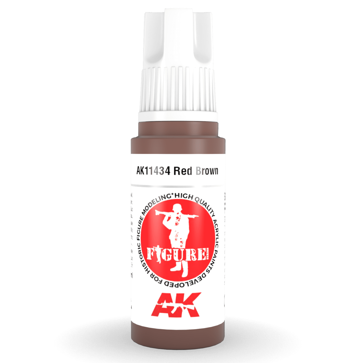 AK Interactive 3rd Gen Acrylic - Red Brown 17ml AK11434