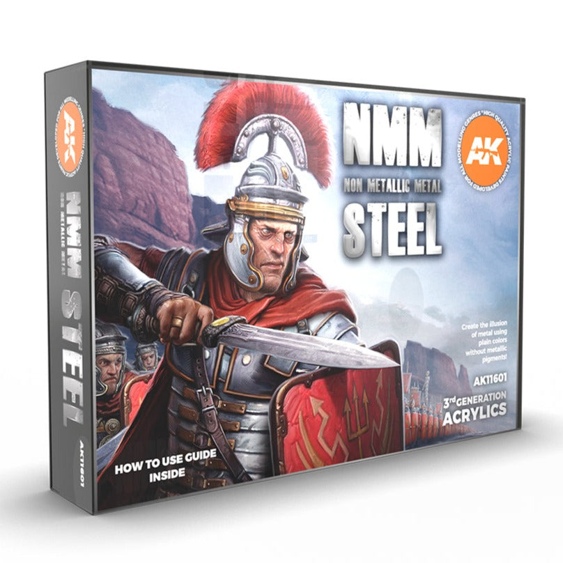 AK Interactive 3rd Gen Acrylics Non-Metallic Metal: Steel AK11601