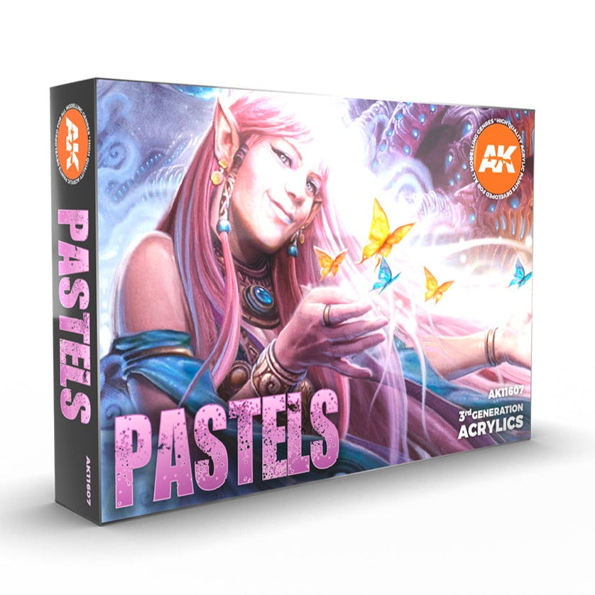 AK Interactive 3rd Gen Acrylic Pastels Colors Set (AK11607)
