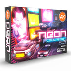 AK Interactive 3rd Gen Acrylic Neon Colors Set AK11610