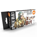 AK Interactive 3rd Gen Figure Paint Set - Leather and Buckles