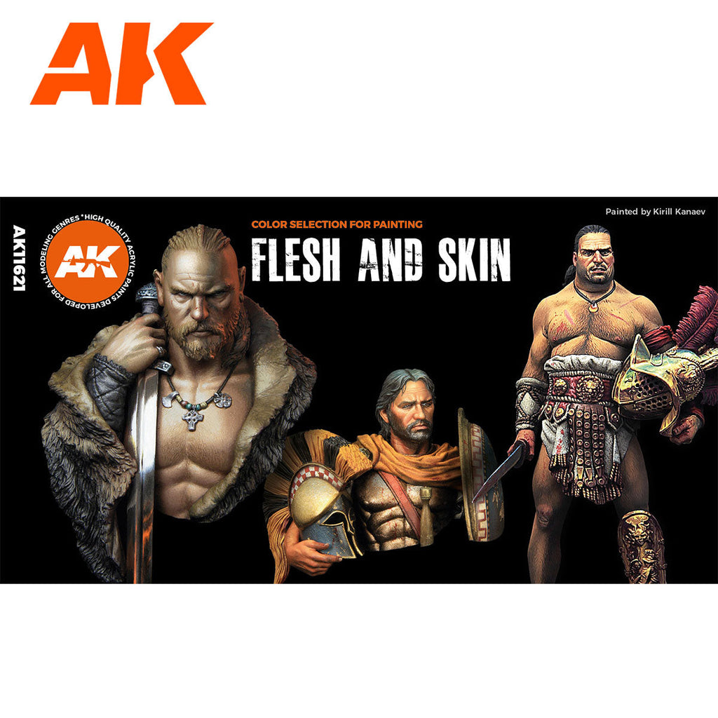 AK Interactive - Flesh And Skin Colors 3G