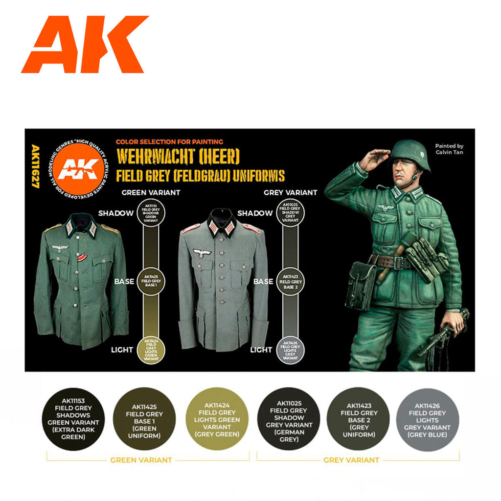 AK Interactive - German Field Grey Uniforms 3G