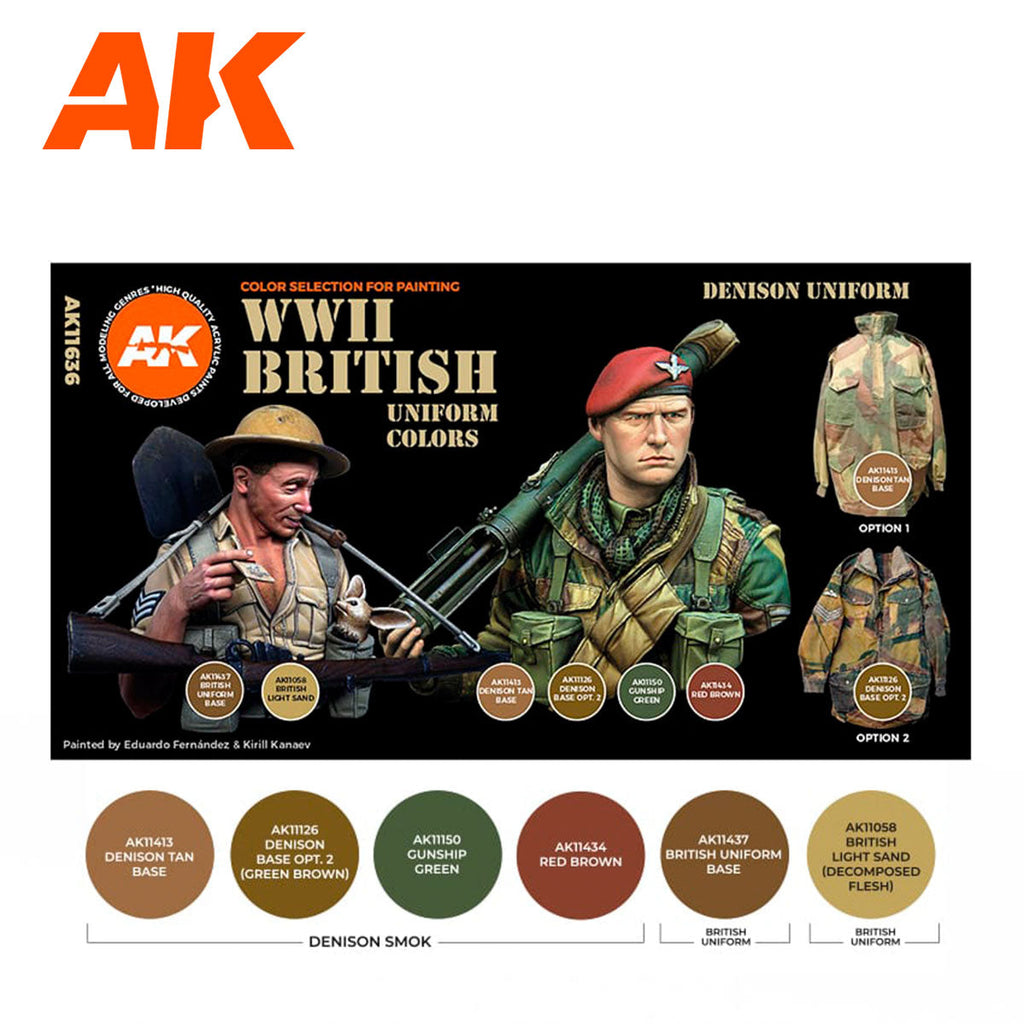 AK Interactive - Wwii British Uniform Colors 3G