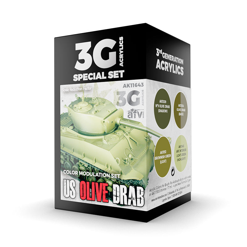 AK Interactive - Modulation US Olive Drab  3G