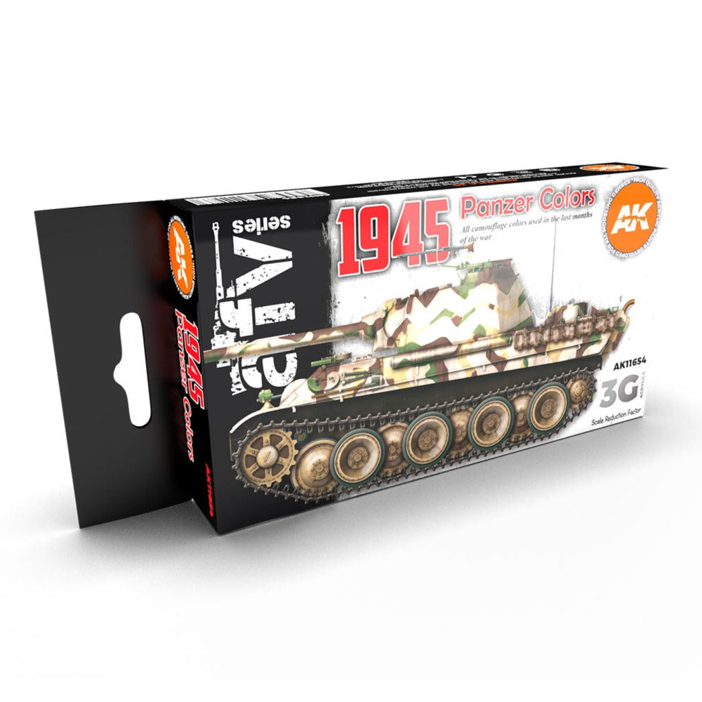 AK Interactive 3rd Gen AFV Paint Set - 1945 Panzer Colors