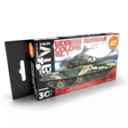 AK Interactive 3rd Gen AFV Paint Set - Modern Russian Colors Vol 1