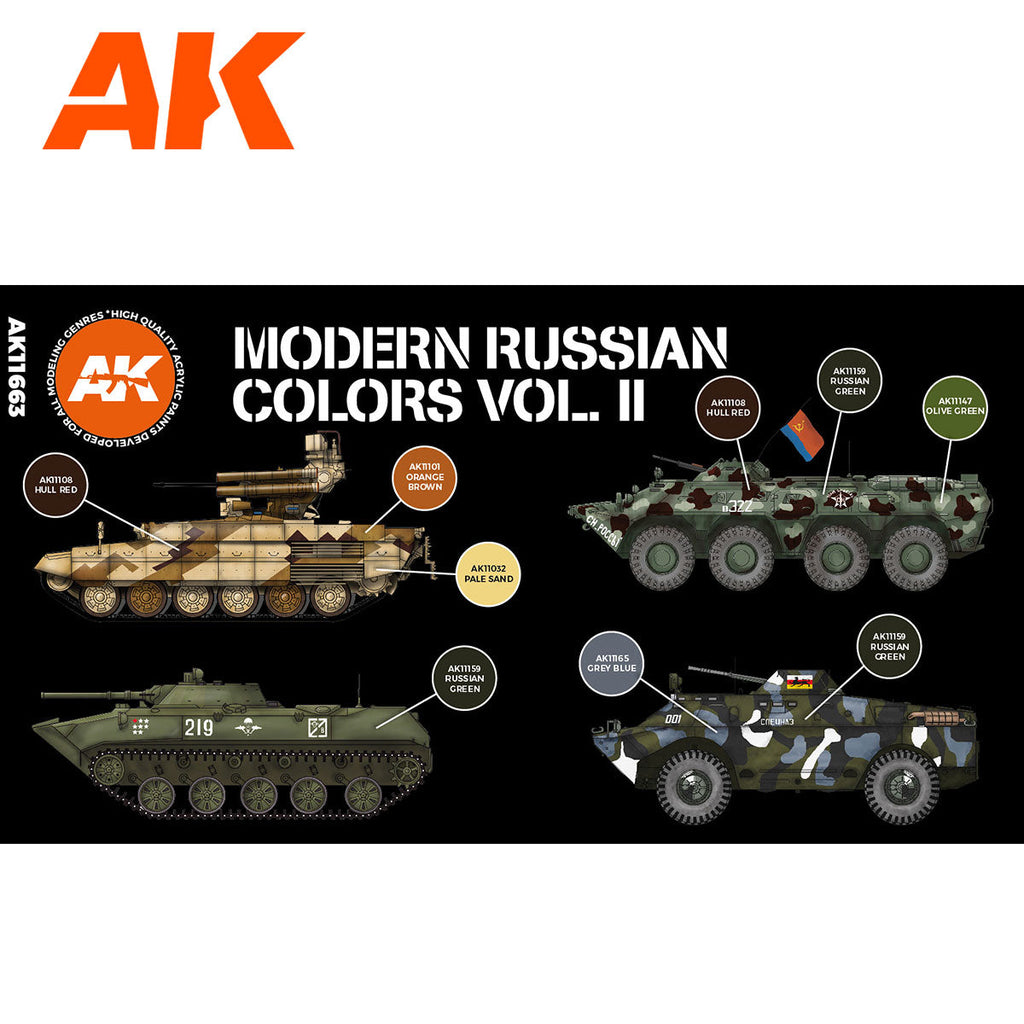 AK Interactive - Modern Russian Colours Vol 2 3G