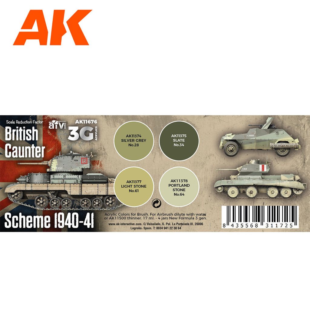 AK Interactive - British Caunter Scheme 1940-1941