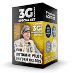 AK Interactive 3rd Gen Aircraft Paint Set - WWII Luftwaffe Uniform Colors AK11690