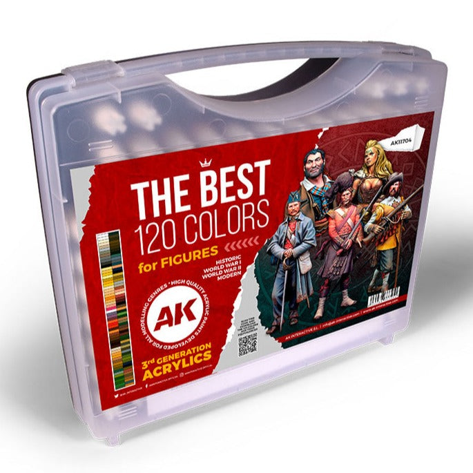 AK Interactive: The Best 120 Colors for Figures AK11704