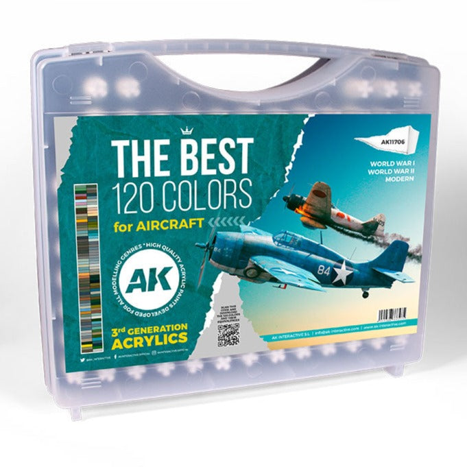 AK Interactive: The Best 120 Colors for Aircraft - AK11706