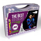 AK interactive The Best 120 Colors for Wargames & Sci-Fi AK11707