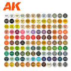AK interactive The Best 120 Colors for Wargames & Sci-Fi AK11707