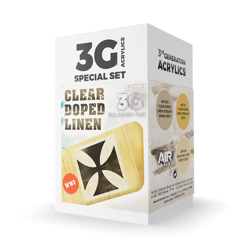 AK Interactive - Clear Doped Linen Set 3G