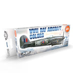 AK Interactive 3rd Gen Aircraft Paint Set - WWII RAF Aircraft Colors Set