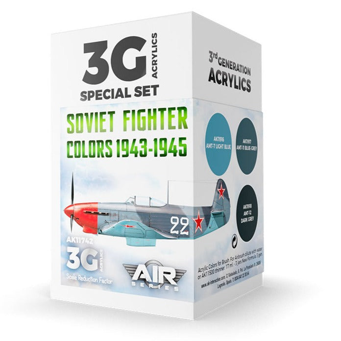 AK Interactive - Soviet Fighter Colors 1943-1945 Set